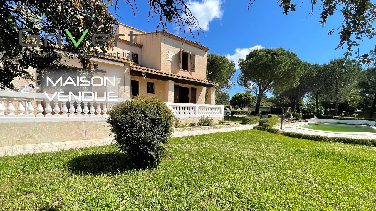 VENDUE à NÎMES : Maison 4 Pièces 123 m² sur parcelle 3100 m²