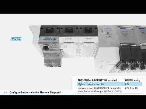 VTSA-F with PROFINET Commissioning in the TIA portal