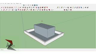 How to use push/pull tool in sketchup #sketchup #3d #form #push #pull