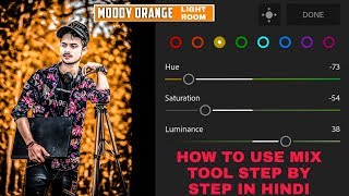 Lightroom Mooly Orange Photo Editing Tutorial || Lightroom no Preset Step by Step in Hindi screenshot 3