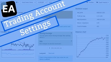 Trading Account Settings in EA Studio (User Guide)