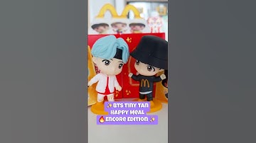 ✨️BTS Tiny Tan Encore Edition Happy Meal✨️#bts #btsshorts #btsarmy #tinytan #방탄소년단         #아미 #fyp