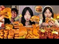YUMMY HAMBURGER MUKBANG 🔥 JUICY &amp; CHEESY BURGER TALKING ASMR 🍔