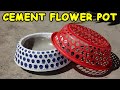 Plastic Basket And Cement - Ideas Making Cement Flower Pots At Home For You