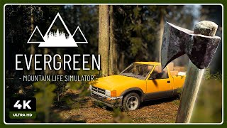 SIMULADOR DE VIDA EN LA MONTAÑA | EVERGREEN - MOUNTAIN LIFE SIMULATOR Gameplay Español