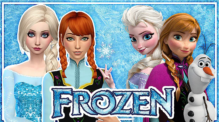 The Sims 4: Create a Sim | Elsa, Anna, and Olaf //...