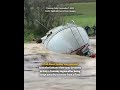 Diesel Tanker Rescued From Flooding In Tuscany 