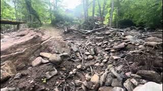 Destruction along CATTAIL CREEK and the CANE RIVER. #appalachiastrong