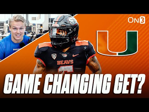 Miami Hurricanes Land Star Transfer Portal Rb Damien Martinez | Impact For Cam Ward, Canes In 2024