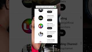 YouTubers who teach code #developer #programming #programmer #coder #webdevelopment #coding #coder