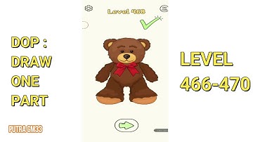 DOP: Draw One Part level 466 467 468 469 470 Walkthrough Solutions