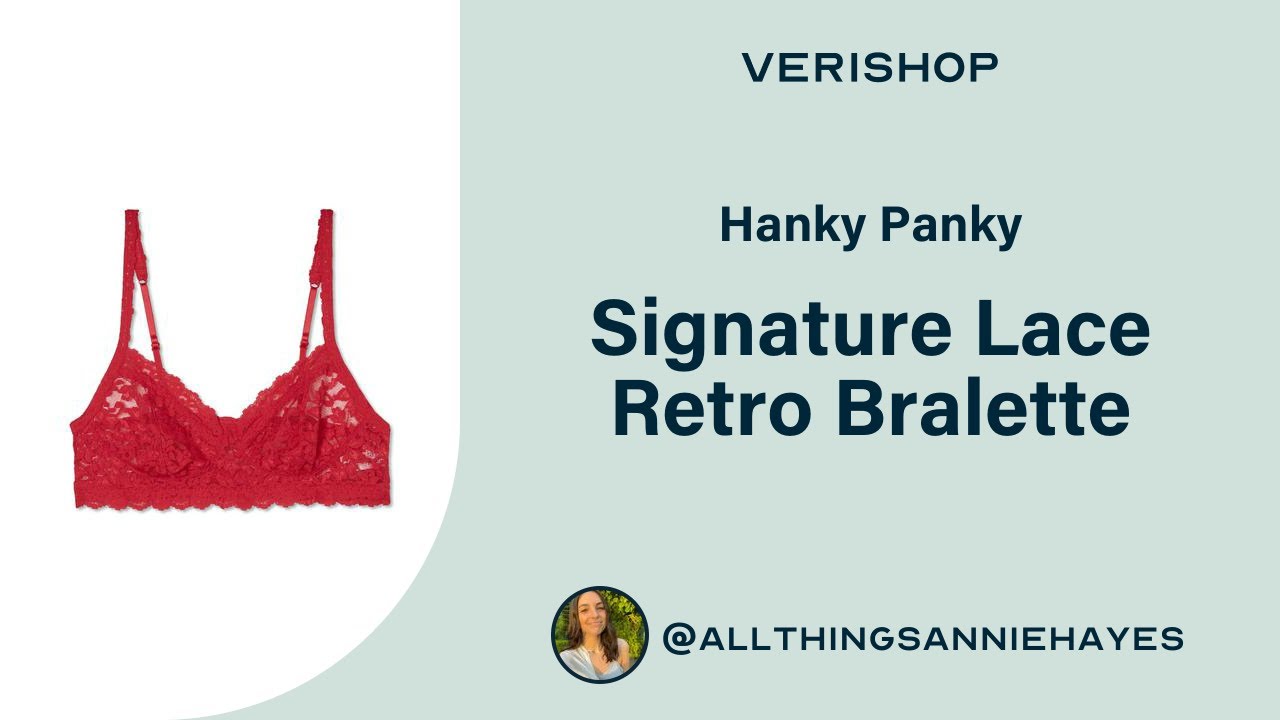 Hanky Panky Signature Lace Retro Bralette Review 