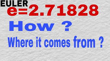 What is Euler number | What is e? | where does it come from | Viral Maths