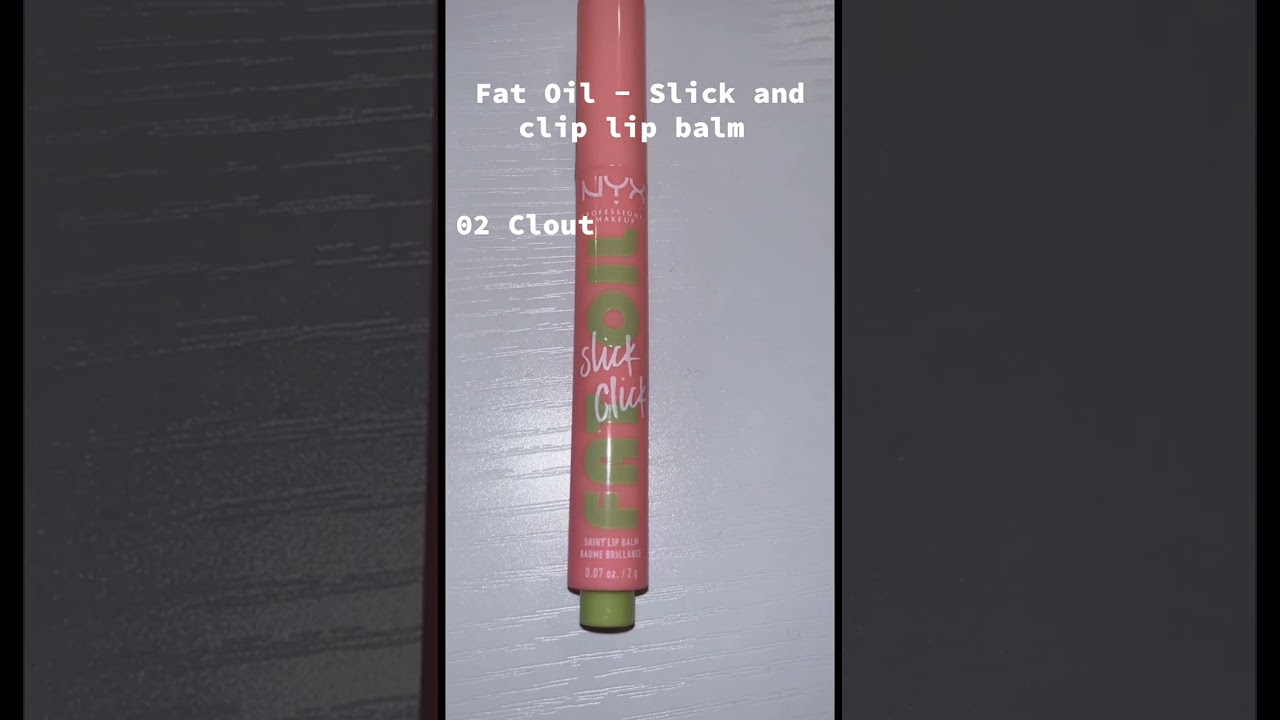 Enhance lips with nyx lip fat oil 