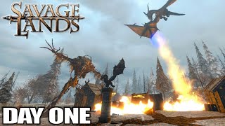 Great Survival Game with DRAGONS! | Savage Lands 2020 Gameplay | E01 screenshot 1