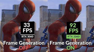 Spider-Man 2 PC | Frame Generation ON vs OFF Comparison