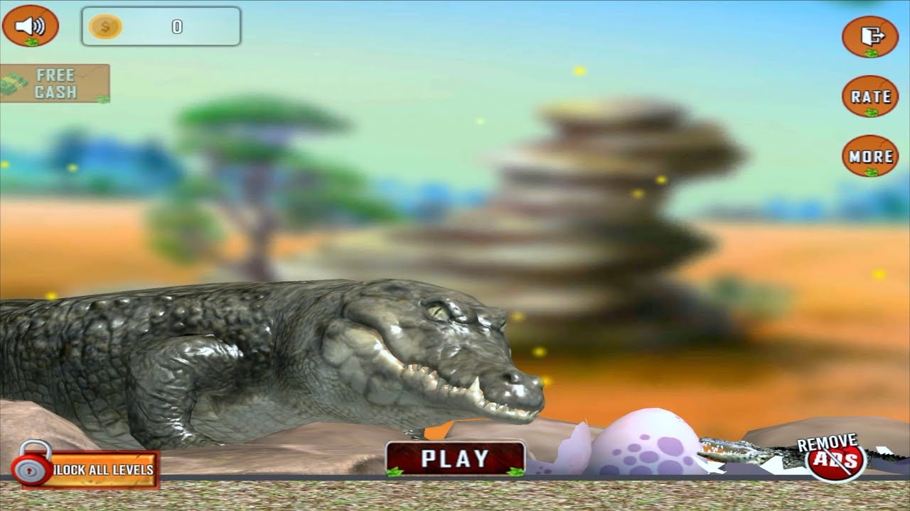 Crocodile Family Simulator Games 2019