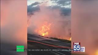 Semi carrying ethanol catches fire in Kosciusko County