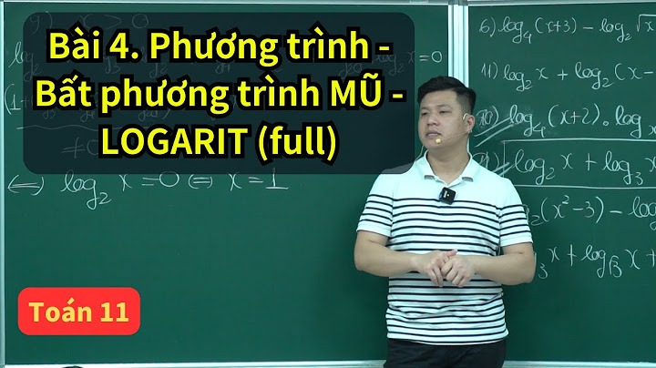 Bài tập trắc nghiệm phần phương trình mũ và logarit năm 2024