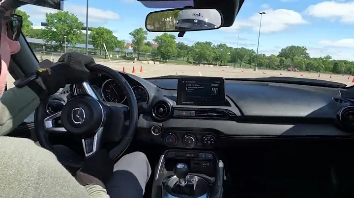 MOWOG 2 2025 Autocross Run 1.   Mazda MX-5 ND2 Club