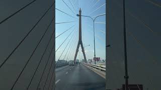 Rama VIII Bridge in Bangkok Thailand