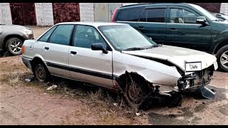 Покупка убитой дизельной  AUDI 80 и реанимирование мотора.