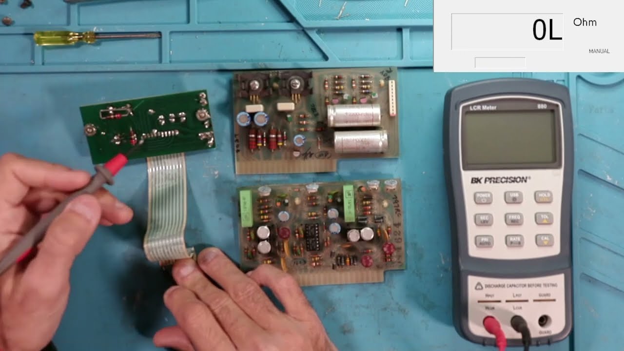 Restauro sezione VuMeter McIntosh MC2205