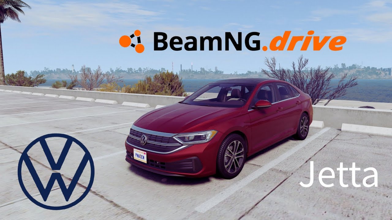 Driving the vw Jetta in BeamNG 
