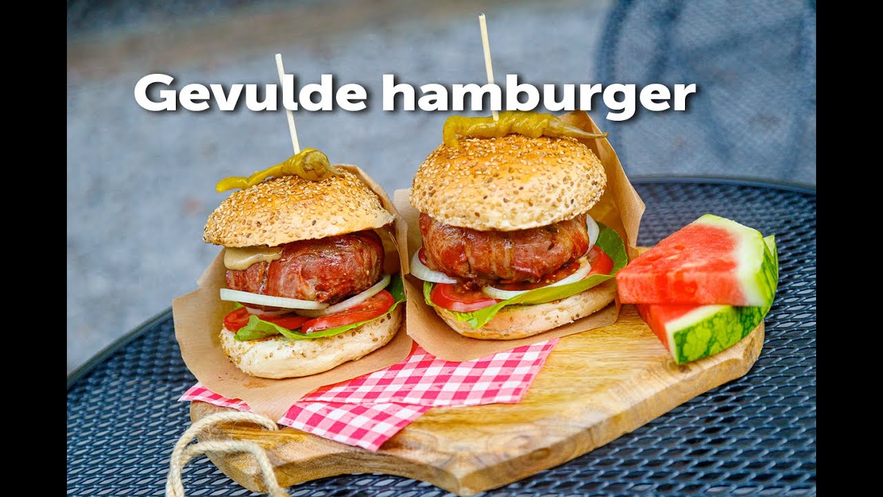 Dollar Geplooid middag Gevulde hamburger - Fire&Food