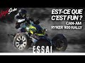 Essai  canam ryker 900 rally   quoi sertil 