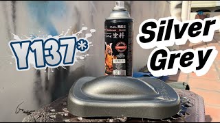 Samurai Paint Y137* S.C Silver Grey #samuraipaint #silvergrey #diy