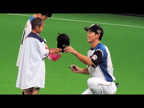 ＜2018.8.8楽天戦＞松本剛とキッズスターター