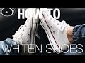 How to Clean & Whiten Your Converse/Vans