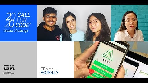 2020 Call for Code Global Winner: Agrolly provides climate and crop prediction for farmers
