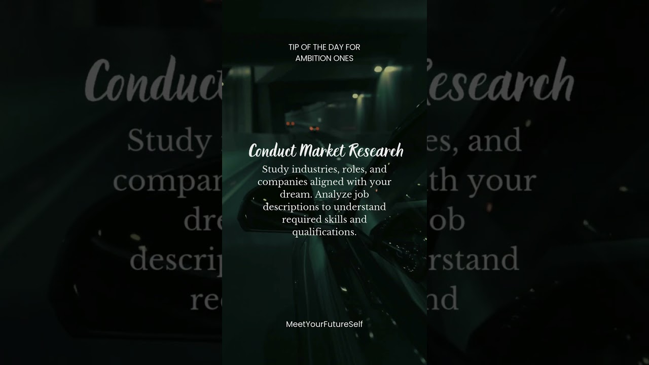 Conduct Market Research