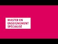 Master en enseignement spcialis