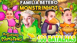 100 Batalhas de My Singing Monsters em Família🤩