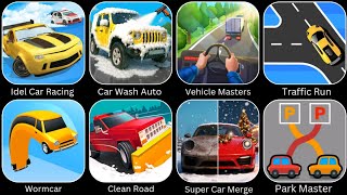 Idel Car Racing, Clean Road, Super Car Merge, Wormcar, Park Master, Traffic Run, Vehicle Masters...  screenshot 5