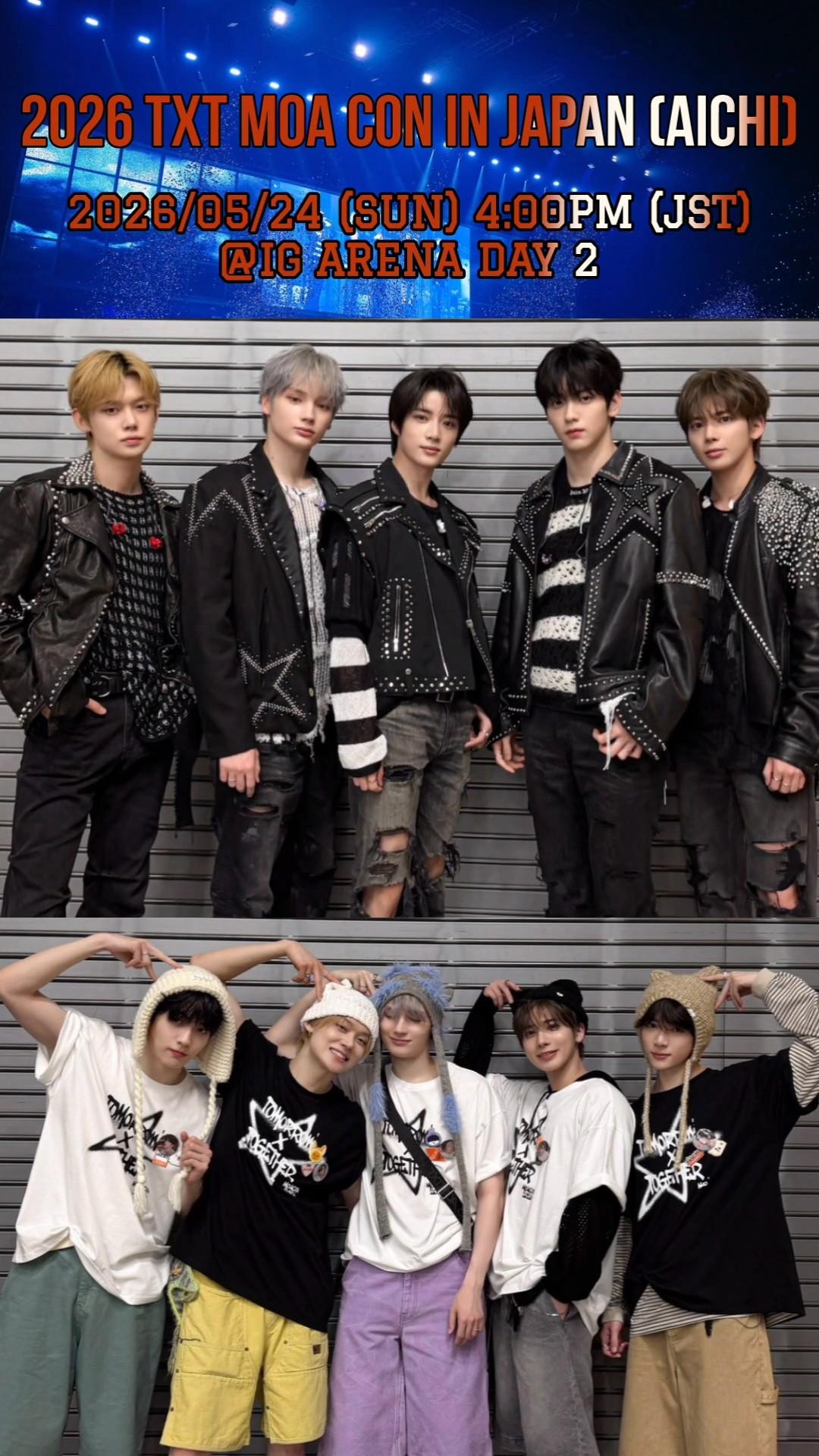 📂 TXT SET LIST 2026 TXT MOA CON IN JAPAN [愛知] IGアリーナDay 2