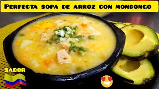 UNA VERDADERA SOPA DE ARROZ CON MONDONGO, receta casera paso a paso rápida, sencilla y muy deliciosa