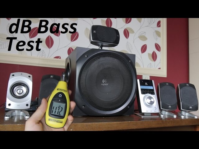 Logitech Z-5500 5.1 Speakers sound & dB bass tests [HQ] - YouTube