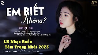 Người ta sống với em thế nào sao hương sắc em phai màu... Em Biết Không | List Nhạc Buồn Nhất 2023