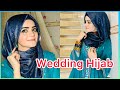 How To Do Hijab Styles For Wedding | Hijab With Earrings | Hijab Tutorial 2020  | Dietitian Aqsa