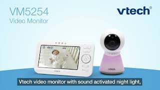 VTech VM5254 Video Baby Monitor with Night Light
