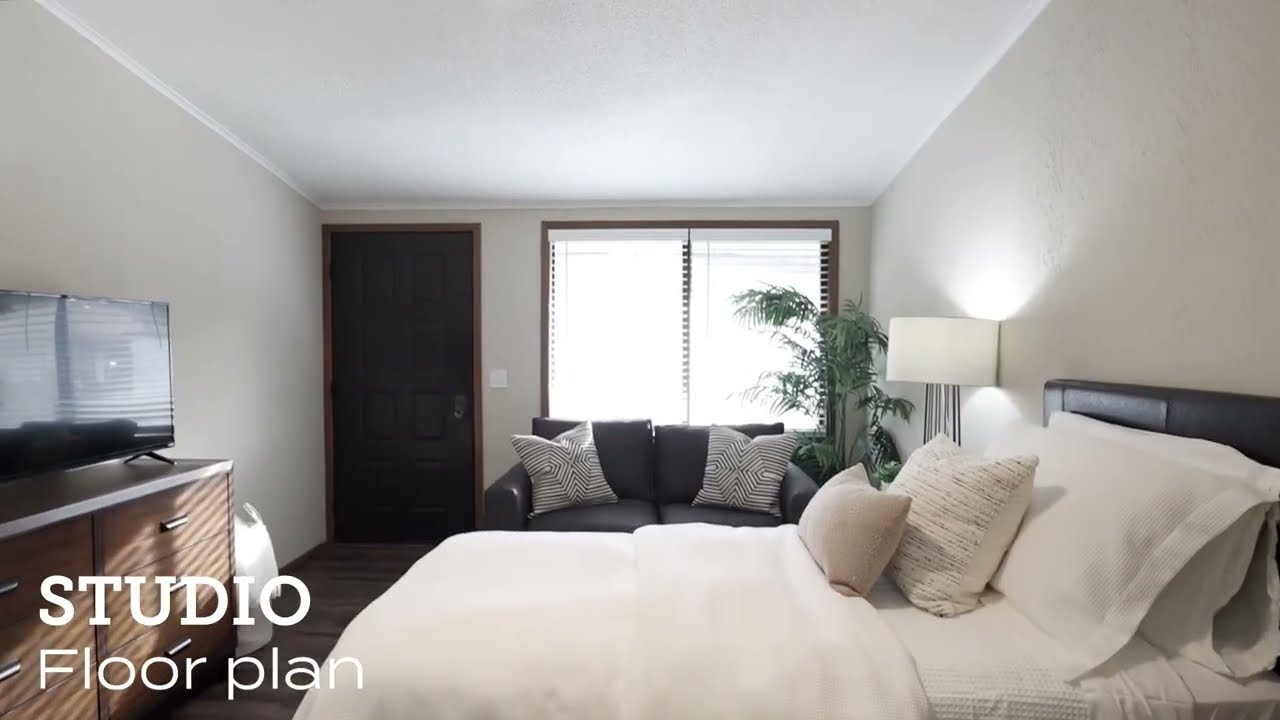 Virtual Tour - Redwood Apartments - Studio Floor Plan