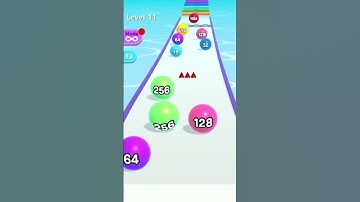ballrun 2048 3d game level 11 😍🤗🥰 gameplay#shorts
