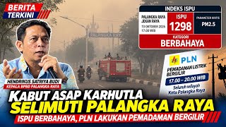 Kabut Asap Karhutla dan Pemadaman Listrik Bergilir, Ini Kondisi Palangka Raya