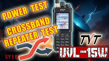 TYT UVL-15W: Power test, Crossband repeater demo!