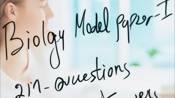 Biology model paper 1! 2M questions key answers!#education #biology #ncert #modelpaper #puboard.