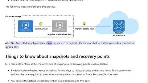Configure virtual machine backups